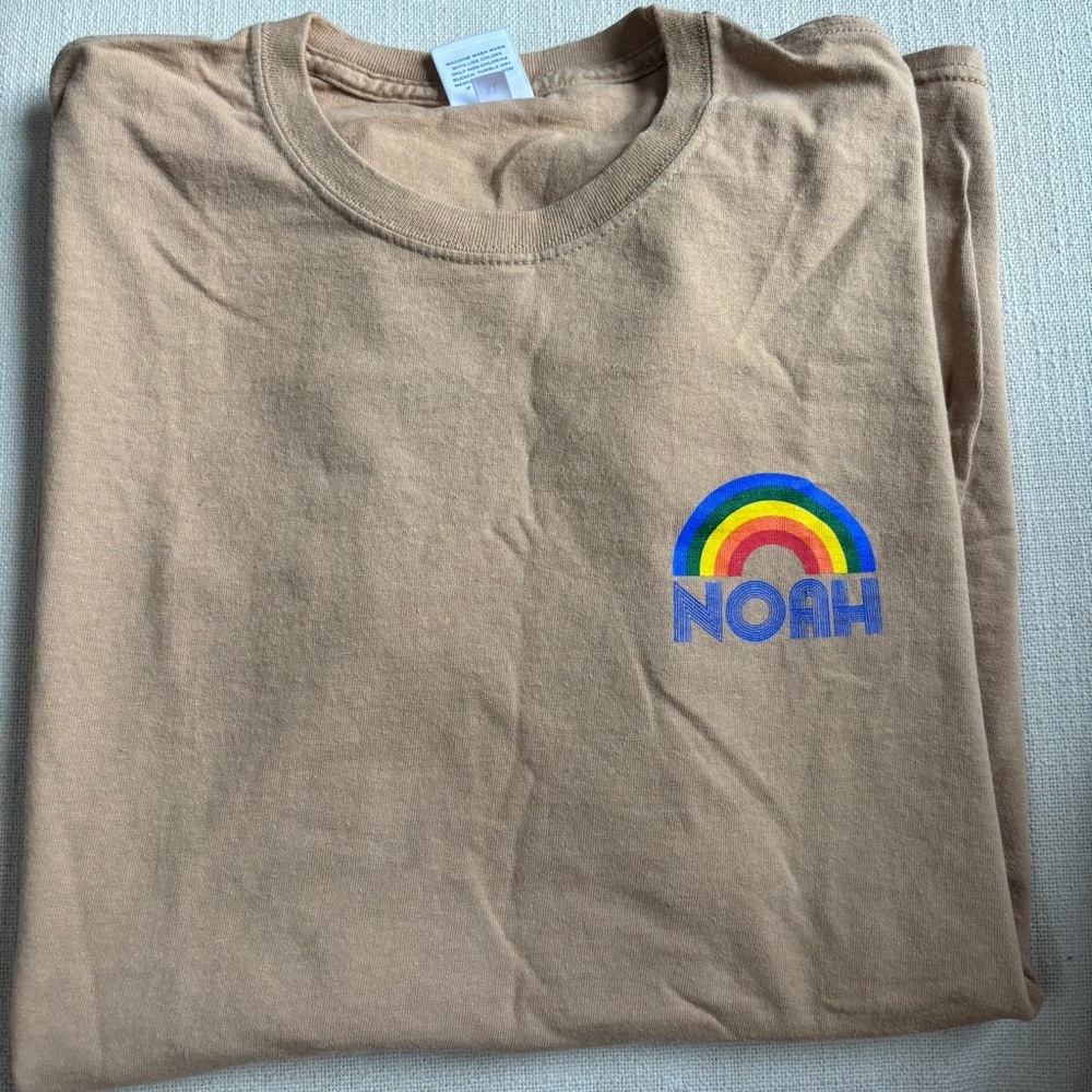 Noah NYC T-Shirt with Rainbow Logo